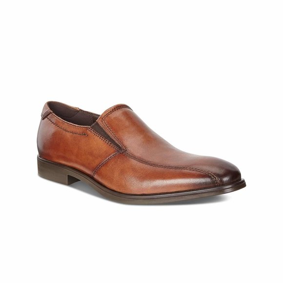 Ecco Shoes | Ecco Melbourne Brown Leather Slip-On Loafers | Color: Brown | Size: 11 | Morningblossoms's Closet
